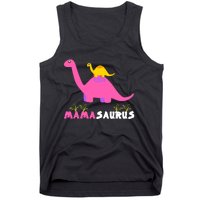 Mamasaurus Funny Dinosaur Mama Saurus Dinosaur Mom Mother Tank Top