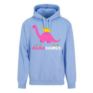 Mamasaurus Funny Dinosaur Mama Saurus Dinosaur Mom Mother Unisex Surf Hoodie