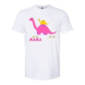 Mamasaurus Funny Dinosaur Mama Saurus Dinosaur Mom Mother Softstyle CVC T-Shirt