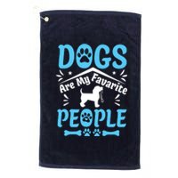 My Favourite Dog Platinum Collection Golf Towel