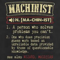 Machinist Funny Dictionary Definition Cool Comfort Performance Bucket Hat