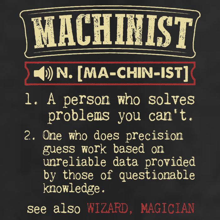 Machinist Funny Dictionary Definition Premium Pullover Hoodie