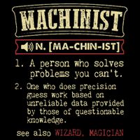 Machinist Funny Dictionary Definition Wool Snapback Cap