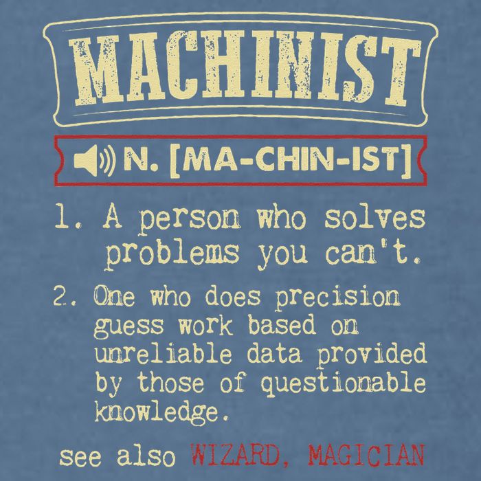 Machinist Funny Dictionary Definition Garment-Dyed Sweatshirt