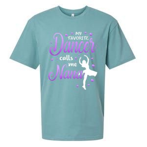 My Favorite Dancer Calls Me Nana Dance Grandma Grand Gift Sueded Cloud Jersey T-Shirt