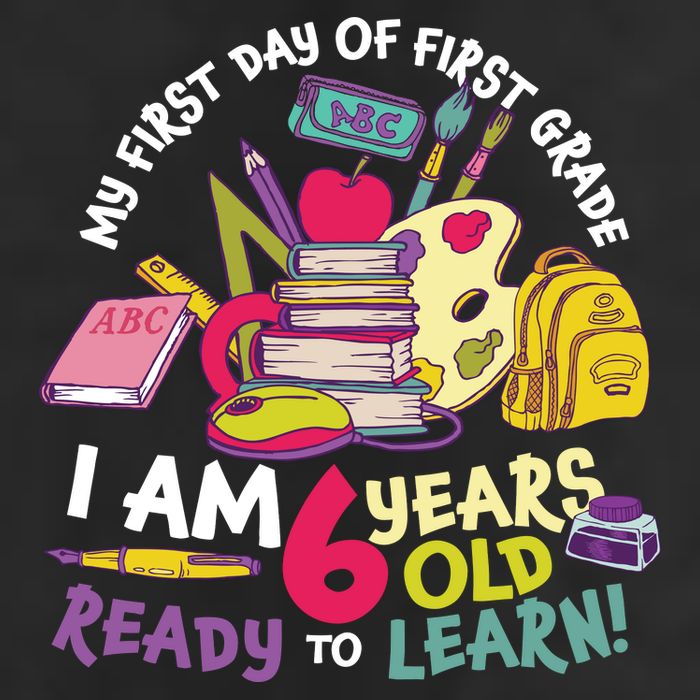 My First Day Of 1st Grade Back To School Cool Comfort Performance Bucket Hat