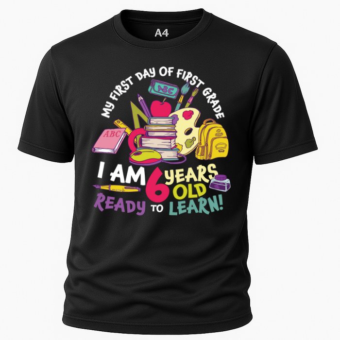 My First Day Of 1st Grade Back To School Performance Shirt