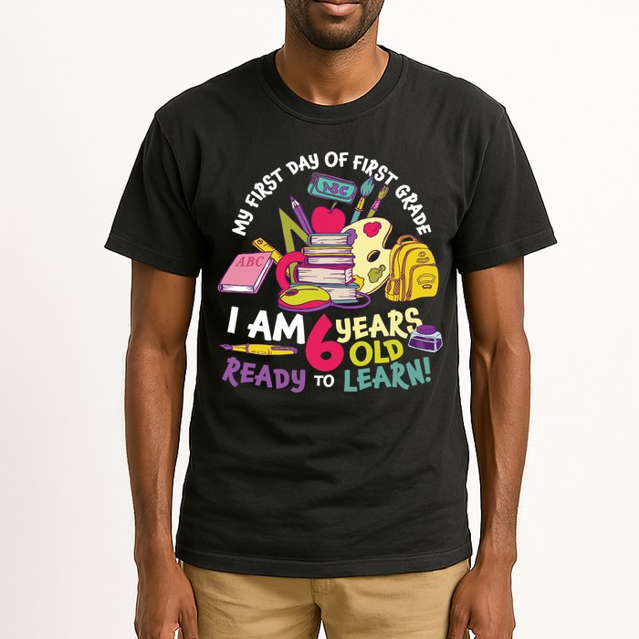 My First Day Of 1st Grade Back To School Tall T-Shirt