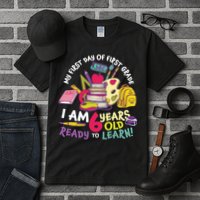 My First Day Of 1st Grade Back To School Tall T-Shirt