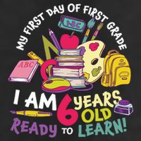 My First Day Of 1st Grade Back To School 25L Jumbo Tote