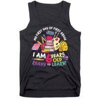 My First Day Of 1st Grade Back To School Tank Top
