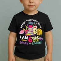 My First Day Of 1st Grade Back To School Toddler T-Shirt