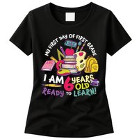 My First Day Of 1st Grade Back To School Womens T-Shirt