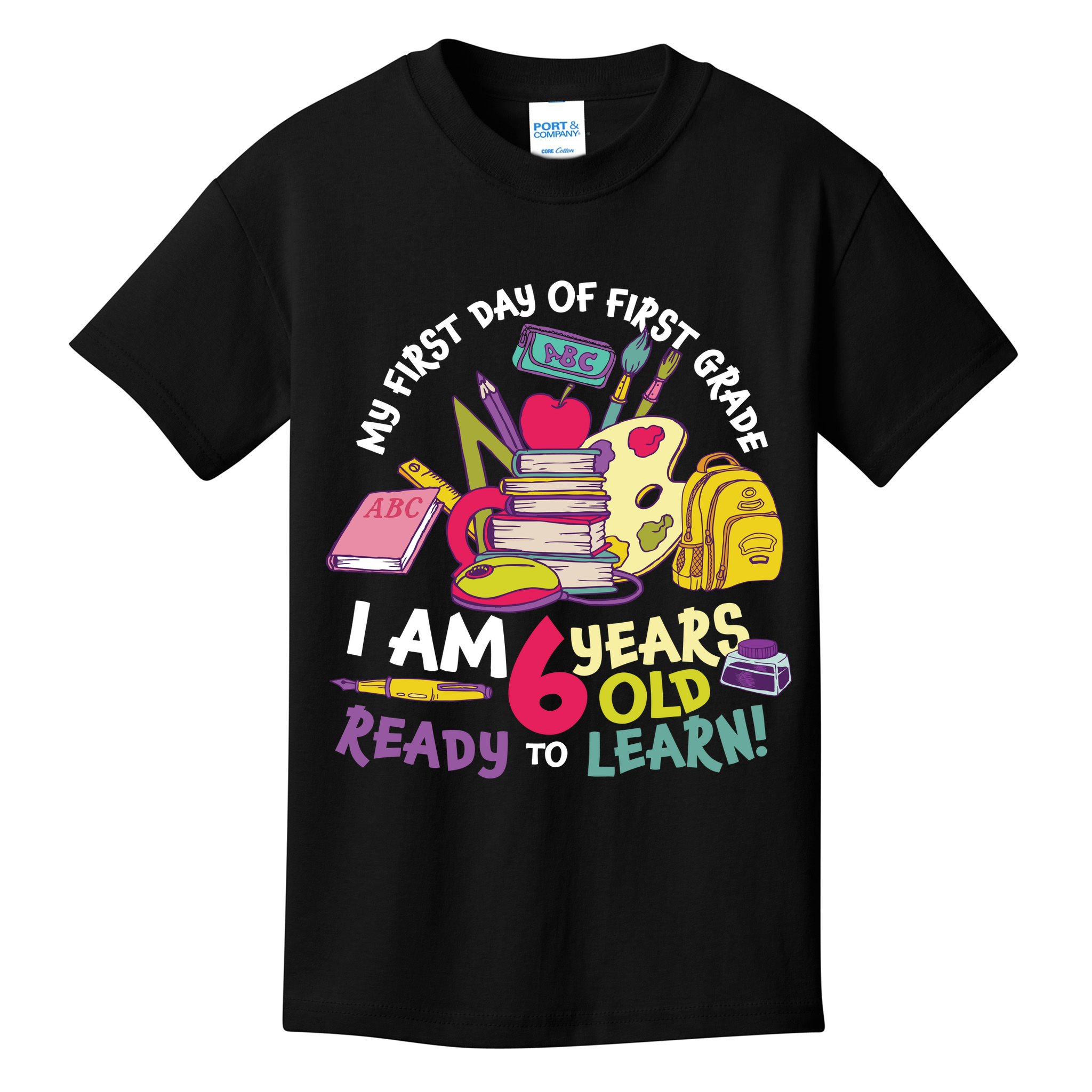 My First Day Of 1st Grade Back To School Kids T-Shirt