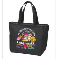 My First Day Of 1st Grade Back To School Zip Tote Bag