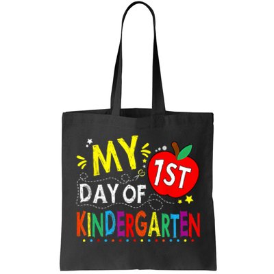 My First Day Of Kindergarten 1st Day Of Kindergarten Tote Bag