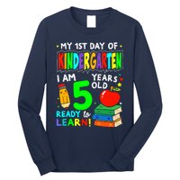 My First Day Of Kindergarten 1st Day Of School Boy Girl Long Sleeve Shirt