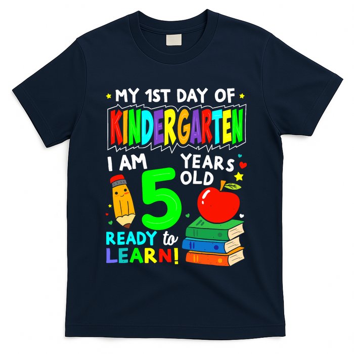 My First Day Of Kindergarten 1st Day Of School Boy Girl T-Shirt