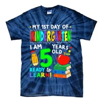 My First Day Of Kindergarten 1st Day Of School Boy Girl Tie-Dye T-Shirt