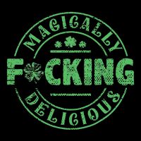 Magically Fucking Delicious Shamrock St Patricks Day Toddler Hoodie