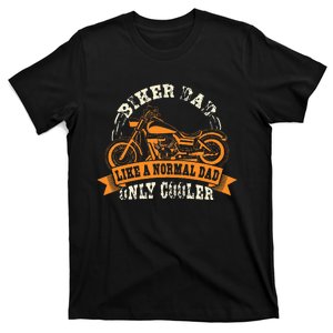 Motorcycle FatherS Day Gift For Fathers Biker Dad T-Shirt