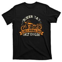 Motorcycle FatherS Day Gift For Fathers Biker Dad T-Shirt