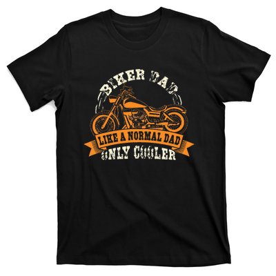 Motorcycle FatherS Day Gift For Fathers Biker Dad T-Shirt