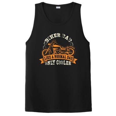 Motorcycle FatherS Day Gift For Fathers Biker Dad PosiCharge Competitor Tank