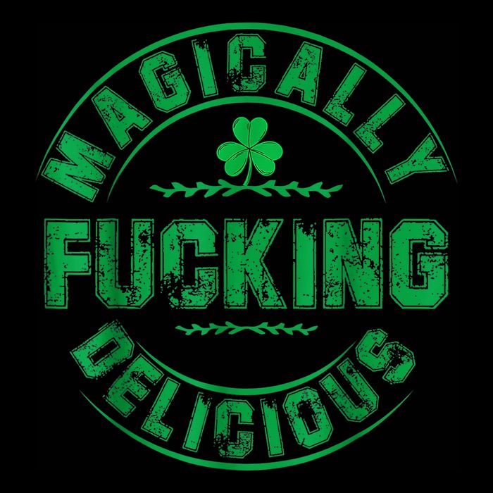 Magically Fucking Delicious Shamrock St. Patricks Day Sustainable Beanie