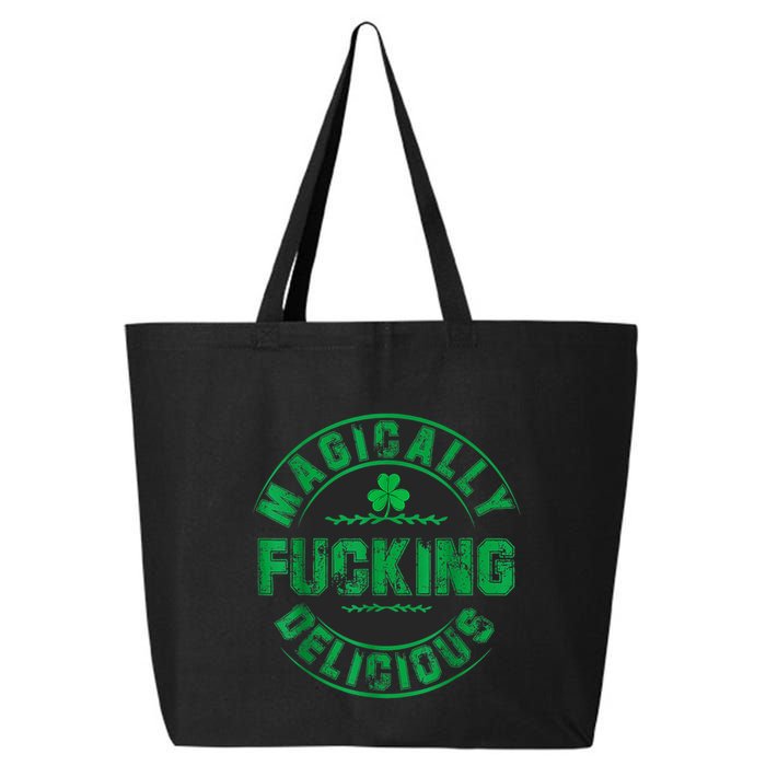 Magically Fucking Delicious Shamrock St. Patricks Day 25L Jumbo Tote