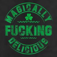 Magically Fucking Delicious Shamrock St. Patricks Day 25L Jumbo Tote