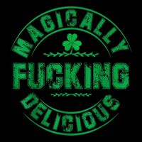 Magically Fucking Delicious Shamrock St. Patricks Day Wool Snapback Cap