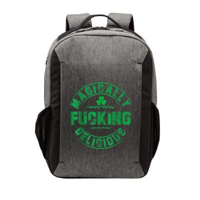 Magically Fucking Delicious Shamrock St. Patricks Day Vector Backpack