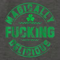 Magically Fucking Delicious Shamrock St. Patricks Day Vector Backpack
