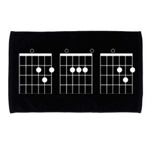 Mens Fathers Day Gift Dad Guitar Chord Microfiber Hand Towel