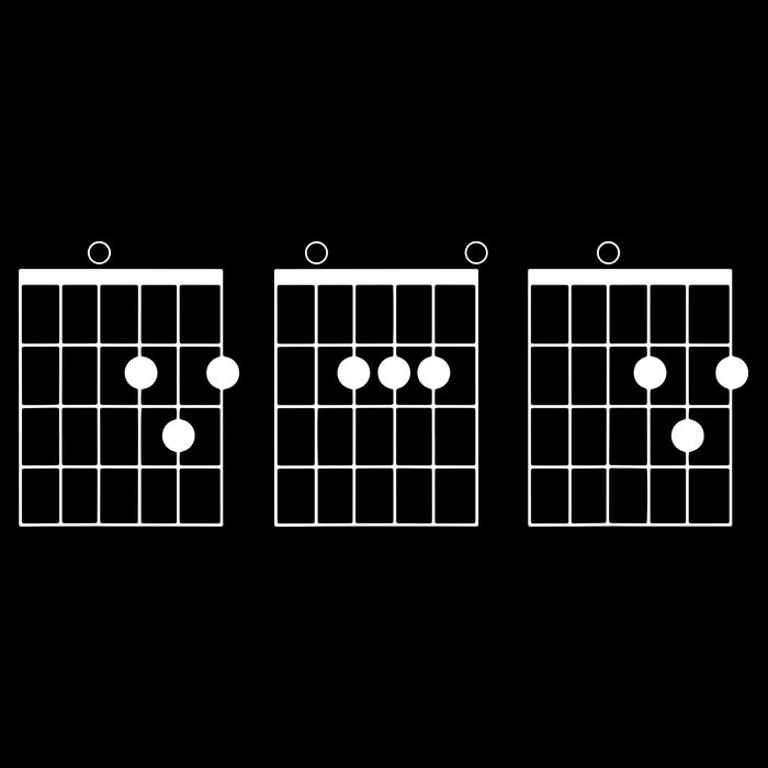 Mens Fathers Day Gift Dad Guitar Chord Kids T-Shirt