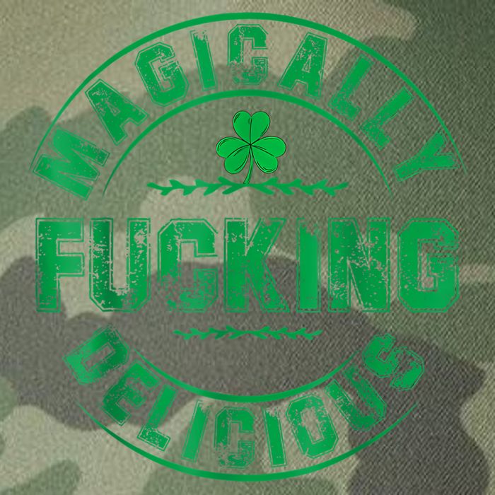 Magically Fucking Delicious Funny Shamrock St. Patricks Day Legacy Tie Dye Trucker Hat