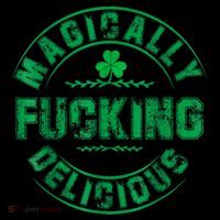 Magically Fucking Delicious Funny Shamrock St. Patricks Day Tank Top