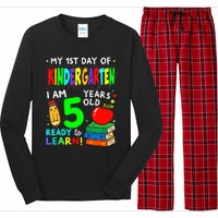 My First Day Of Kindergarten 1st Day Of School Long Sleeve Pajama Set