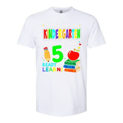 My First Day Of Kindergarten 1st Day Of School Softstyle® CVC T-Shirt