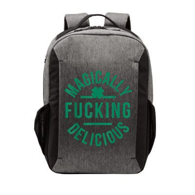 Magically Fucking Delicious Funny Shamrock St. Patrick's Day Vector Backpack