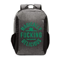 Magically Fucking Delicious Funny Shamrock St. Patrick's Day Vector Backpack