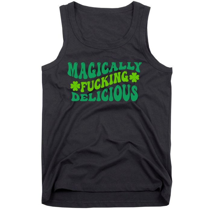 Magically Fucking Delicious, St Patricks Day Funny Drinking Tank Top