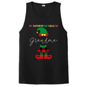 My Favorite Elves Call Me Grandma Elf Ugly Christmas Cute Gift PosiCharge Competitor Tank