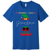 My Favorite Elves Call Me Grandma Elf Ugly Christmas Cute Gift Premium T-Shirt