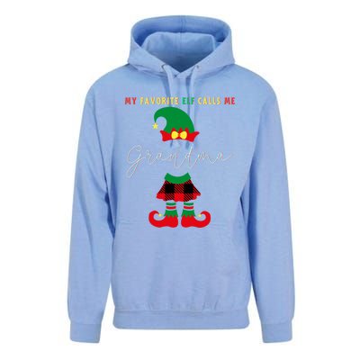 My Favorite Elves Call Me Grandma Elf Ugly Christmas Cute Gift Unisex Surf Hoodie