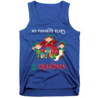 My Favorite Elves Call Me Grandma Elf Ugly Christmas Gift Tank Top