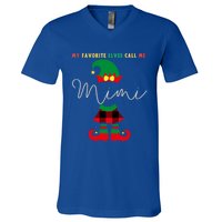 My Favorite Elves Call Me Mimi Elf Ugly Christmas Funny Gift V-Neck T-Shirt