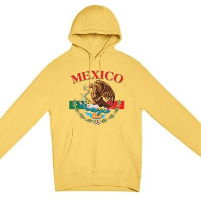 Mexico Flag Eagle Mexican Independence Day Premium Pullover Hoodie