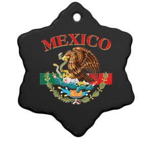 Mexico Flag Eagle Mexican Independence Day Ceramic Star Ornament